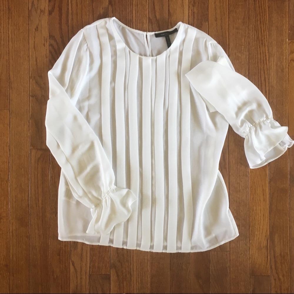 NEW BCBG Max Azria white loose blouse